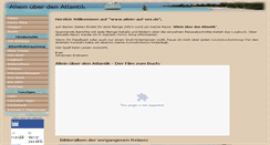 Desktop Screenshot of allein-auf-see.de